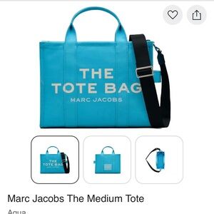 Marc Jacobs Blue Medium Tote Bag